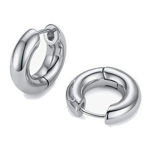 925 Solid Sterling Silver Mini Huggie Hoop Earrings. boutique authentic jeweler
